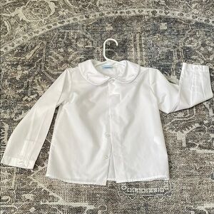 Classic White Shirt with Peter Pan Collar
